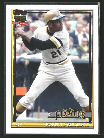 2026 Topps #T91-99 Roberto Clemente 1991 Topps Baseball 35th Anniv (Series One)