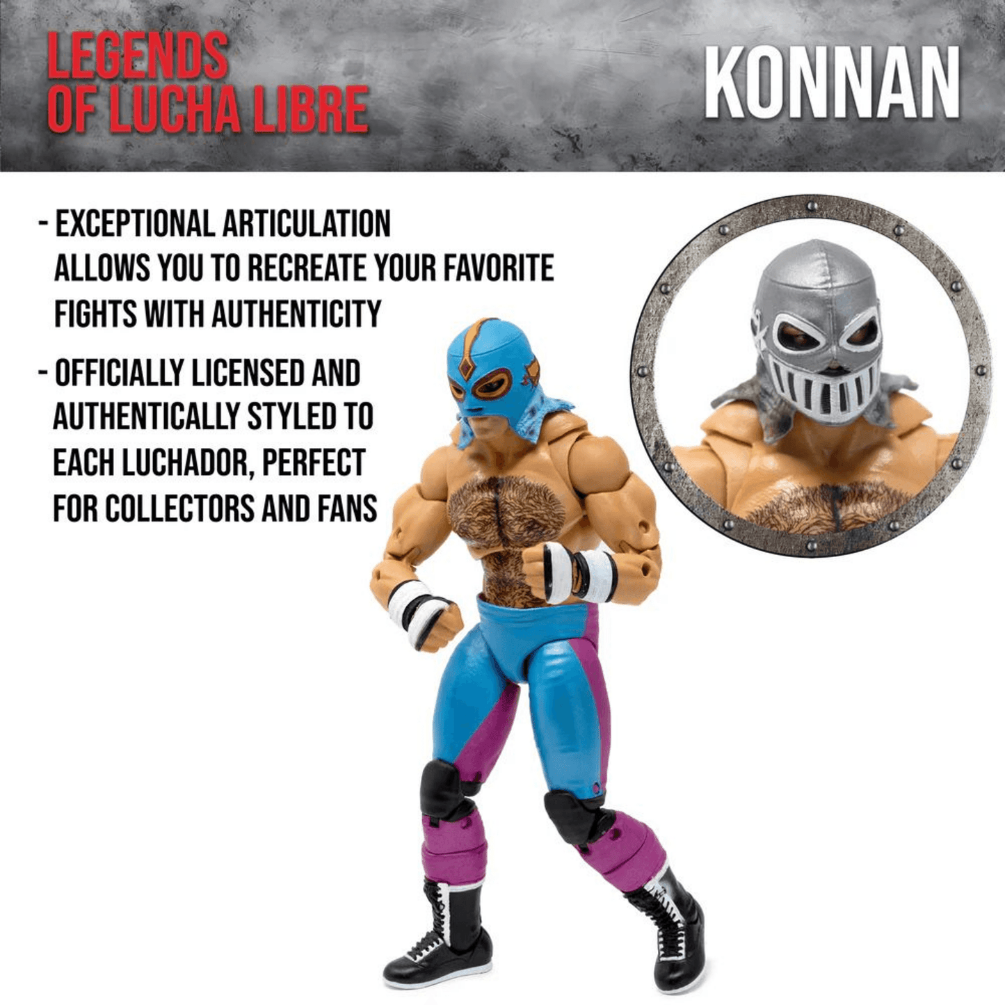 LegendsofLuchaLibreKonnanPremiumActionFig-Art13 - Big Boy Collectiblez